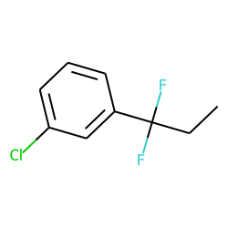 1204295-82-8 / 1-Chloro-3-(1,1-difluoropropyl)benzene