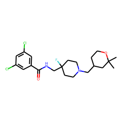 1072018-68-8 / 3,5-Dichloro-N-[[4-fluoro-1-[[(4S)-tetrahydro-2,2-dimethyl-2H-pyran-4-yl]methyl]-4-piperidinyl]methyl]Benzamide