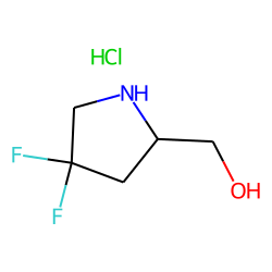 2-Pyrrolidinemethanol, 4,4-difluoro-, hydrochloride, (2S)- 623583-10-8