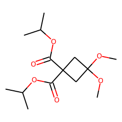 115118-68-8 / Diisopropyl 3,3-dimethoxycyclobutane-1,1-dicarboxylate