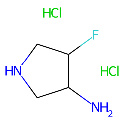 125197-38-8 / 3-Pyrrolidinamine,4-fluoro-,dihydrochloride,cis-(9CI)