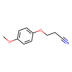 63815-39-4 / Propanenitrile, 3-(4-methoxyphenoxy)-