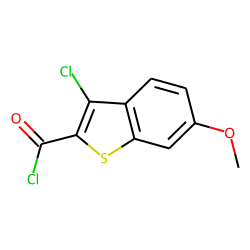 75998-29-7 / 3-chloro-6-methoxy-benzothiophene-2-carbonyl chloride