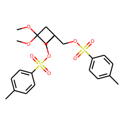 (3,3-dimethoxy-1-{[(4-methylbenzenesulfonyl)oxy]methyl}cyclobutyl)methyl 4-methylbenzene-1-sulfonate 1023815-74-8