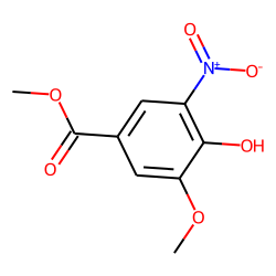 Methyl 4-hydroxy-3-methoxy-5-nitrobenzenecarboxylate 42590-00-1