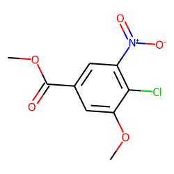63603-09-8 / Methyl 4-chloro-3-methoxy-5-nitrobenzenecarboxylate