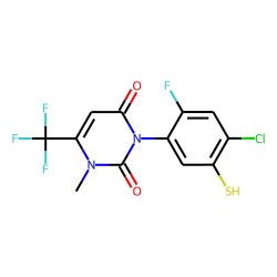 353292-92-9 / 3-(4-chloro-2-fluoro-5-sulfanylphenyl)-1-methyl-6-(trifluoromethyl)-1,2,3,4-tetrahydropyrimidine-2,4-dione