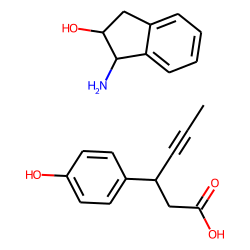 1092773-21-1 / (3S)-3-(4-hydroxyphenyl)-hex-4-ynoic acid (1S,2R)-1-amino-2-indanol salt