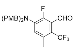 2706637-94-5 / Benzaldehyde, 3-[bis[(4-methoxyphenyl)methyl]amino]-2-fluoro-5-methyl-6-(trifluoromethyl)-